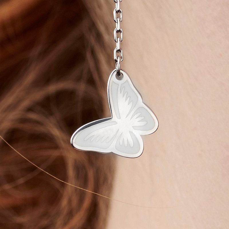 Silver Butterfly Earrings | Butterfly Jewelry | Swiss Online Shop L&M