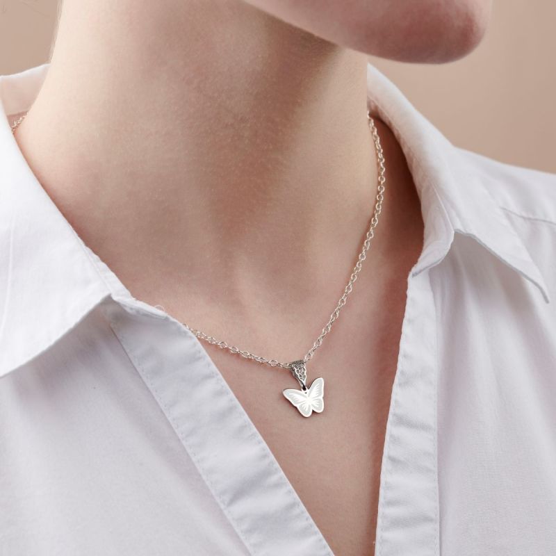 Popular butterfly necklace discount